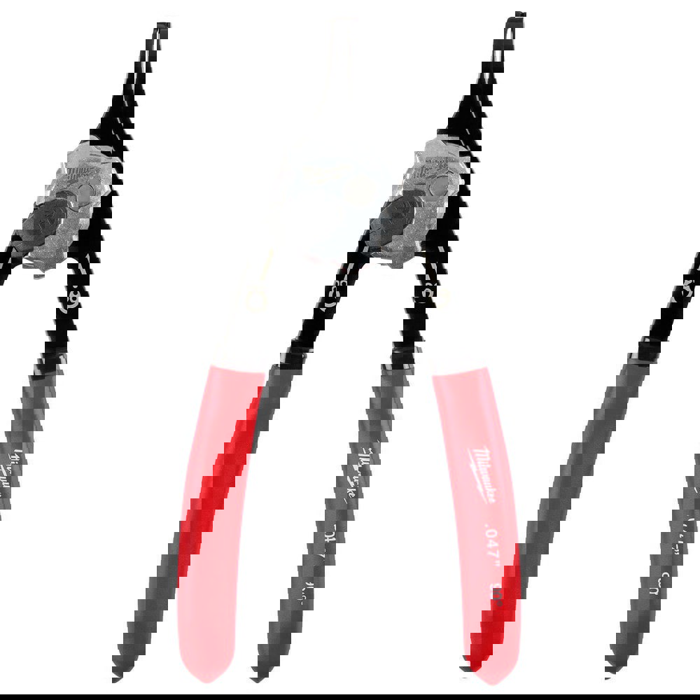 Retaining Ring Pliers; Tool Type: Convertible Pliers ; Type: Snap Ring Pliers ; Tip Angle: 90.00 ; Tip Diameter (Decimal Inch): 0.047 ; Ring Diameter Range (Inch): 0.39 to 0.98 (External) ; Overall Length (Inch): 5.788in